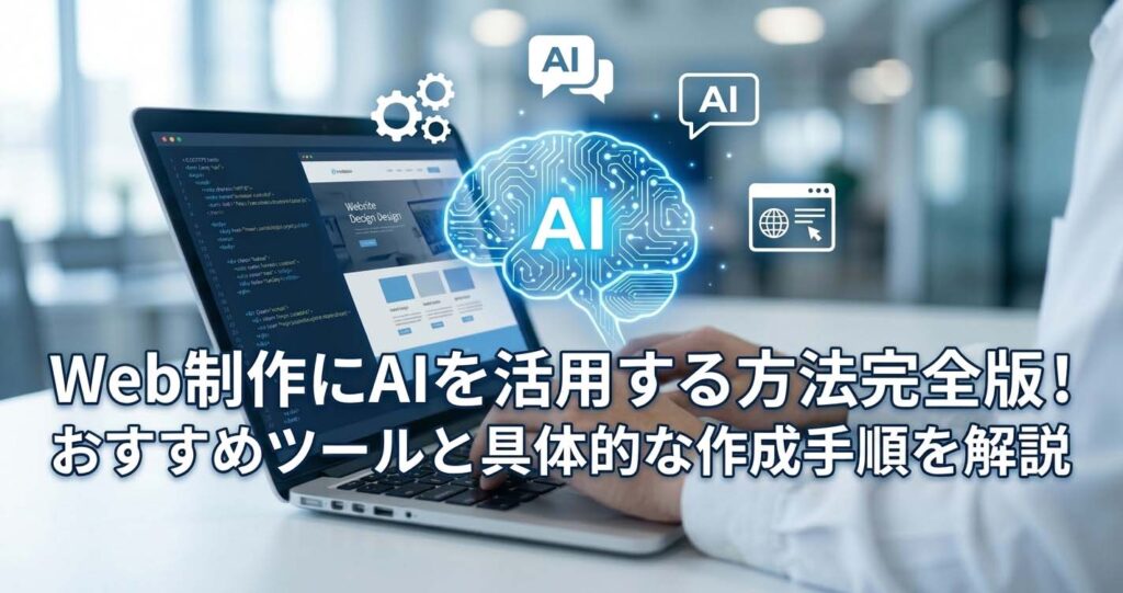 Web制作にAIを活用する方法完全版！おすすめツールと具体的な作成手順を解説【2026年版】